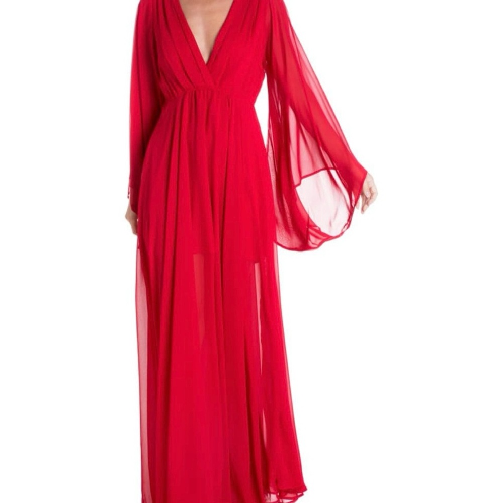 Megan Los Angeles Sunset Maxi Dress